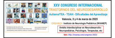 XXV CONGRESO  INTERNACIONAL DE ACTUALIZACIÓN EN  TRASTORNOS DEL NEURODESARROLLO